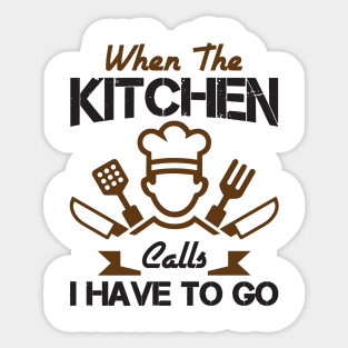 Kitchen Chef - Cooking Quote Sticker